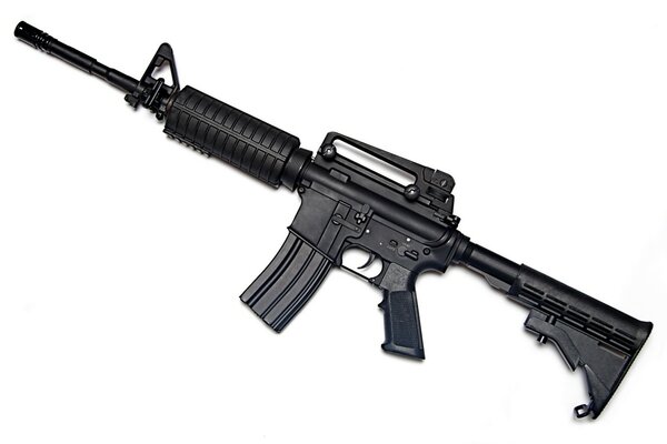 M4 military weapon, black