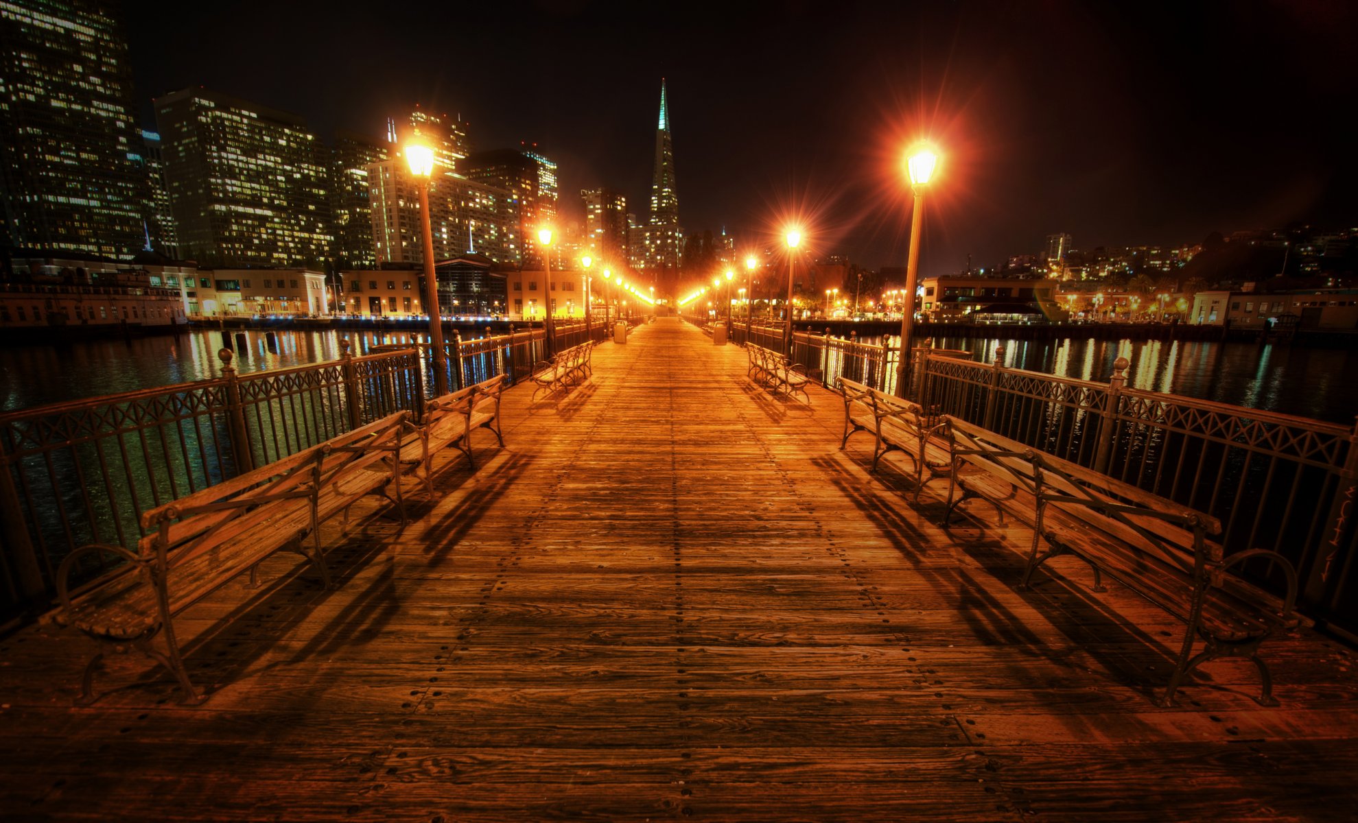 san francisco kalifornien usa nacht lichter