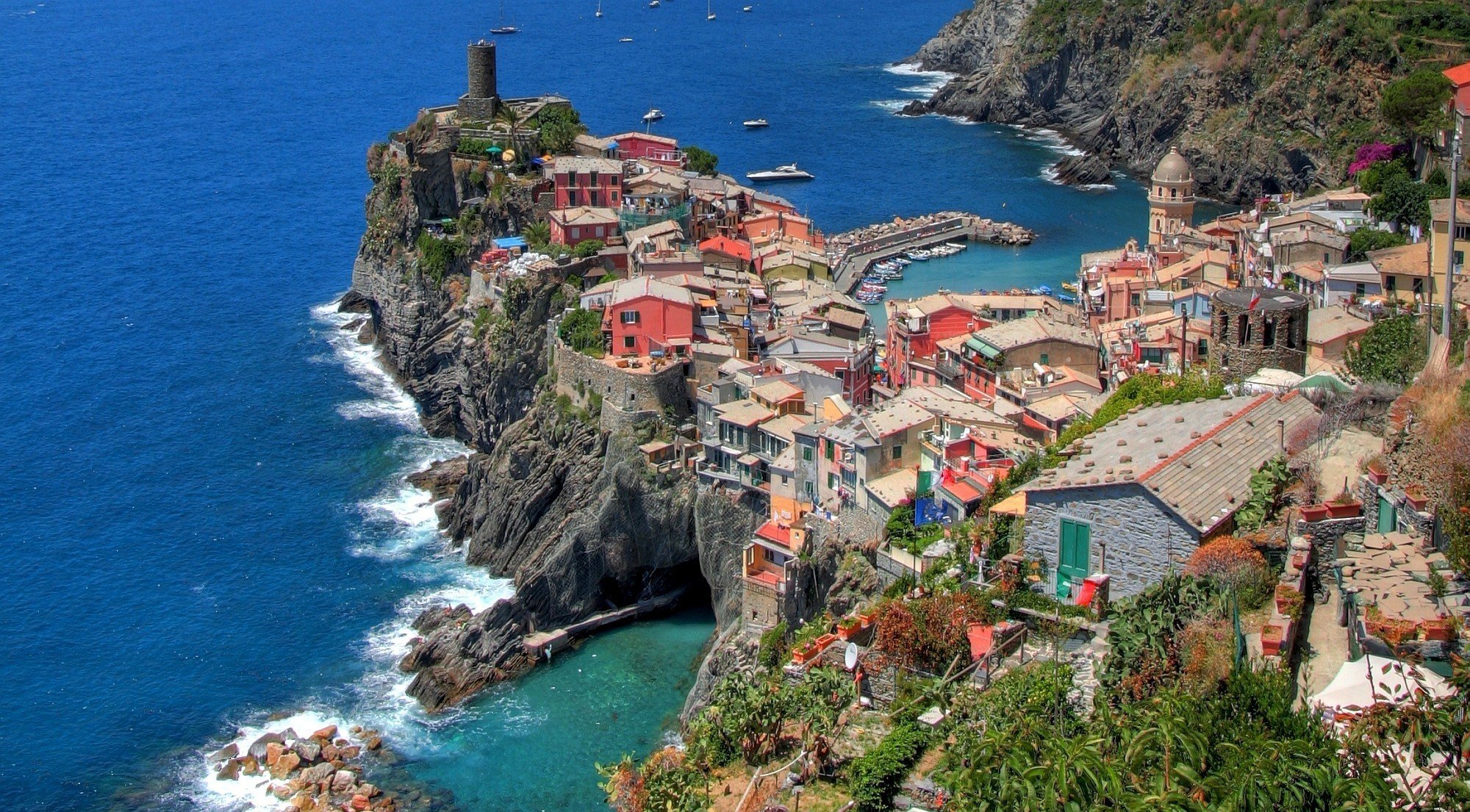 vernazza italia mediterraneo mar ligure