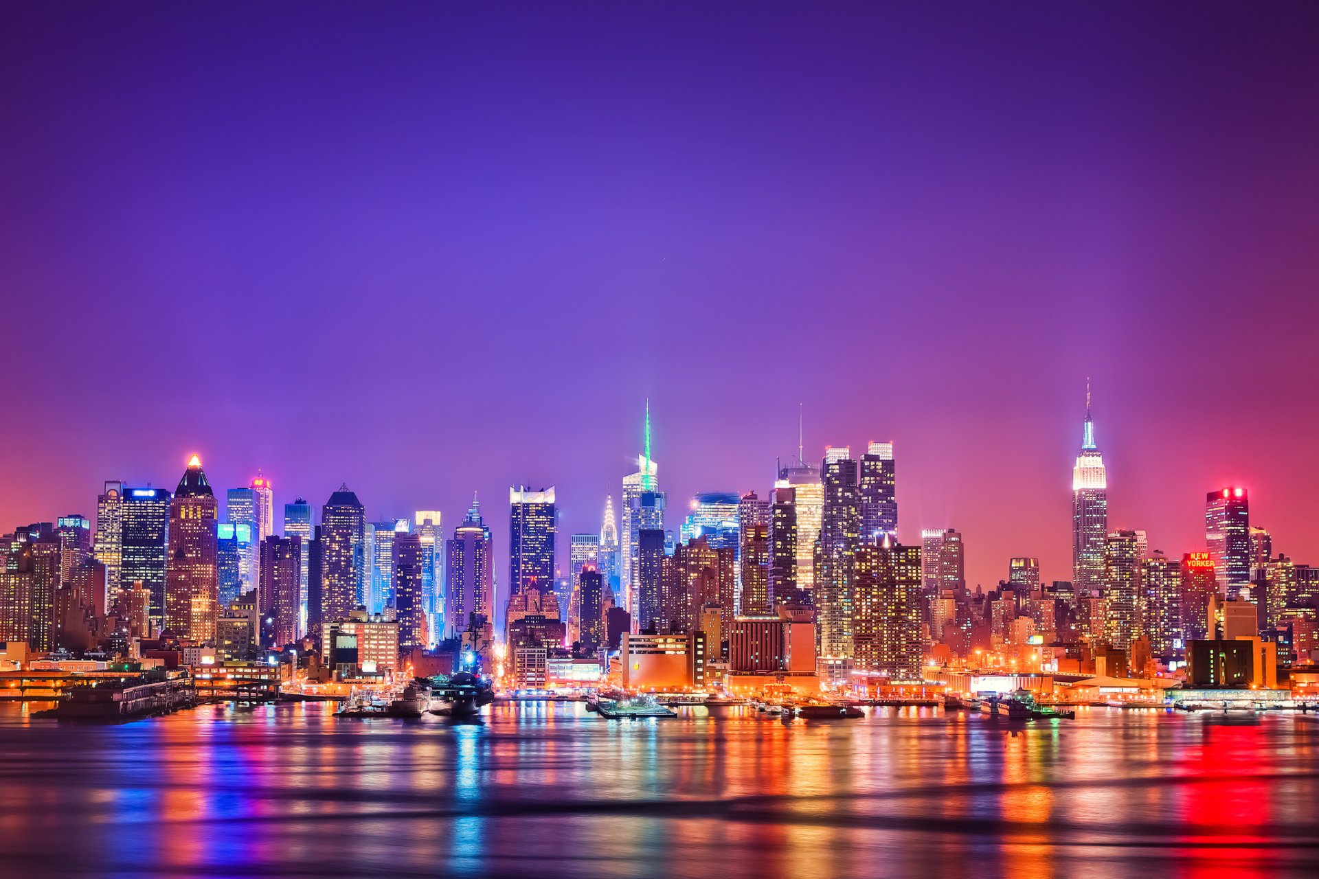 usa stadt new york manhattan hudson river jersey