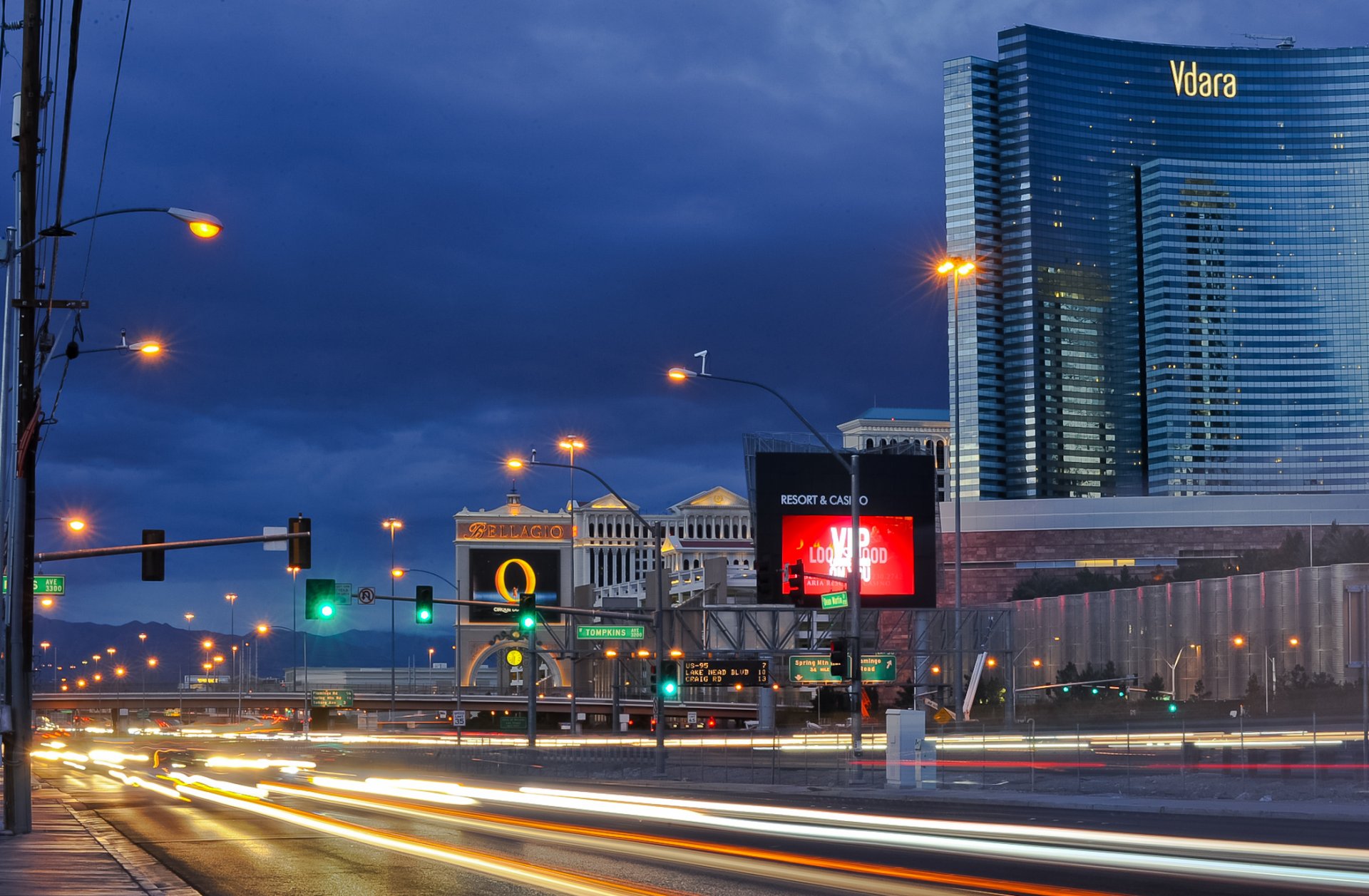 las vegas nevada night