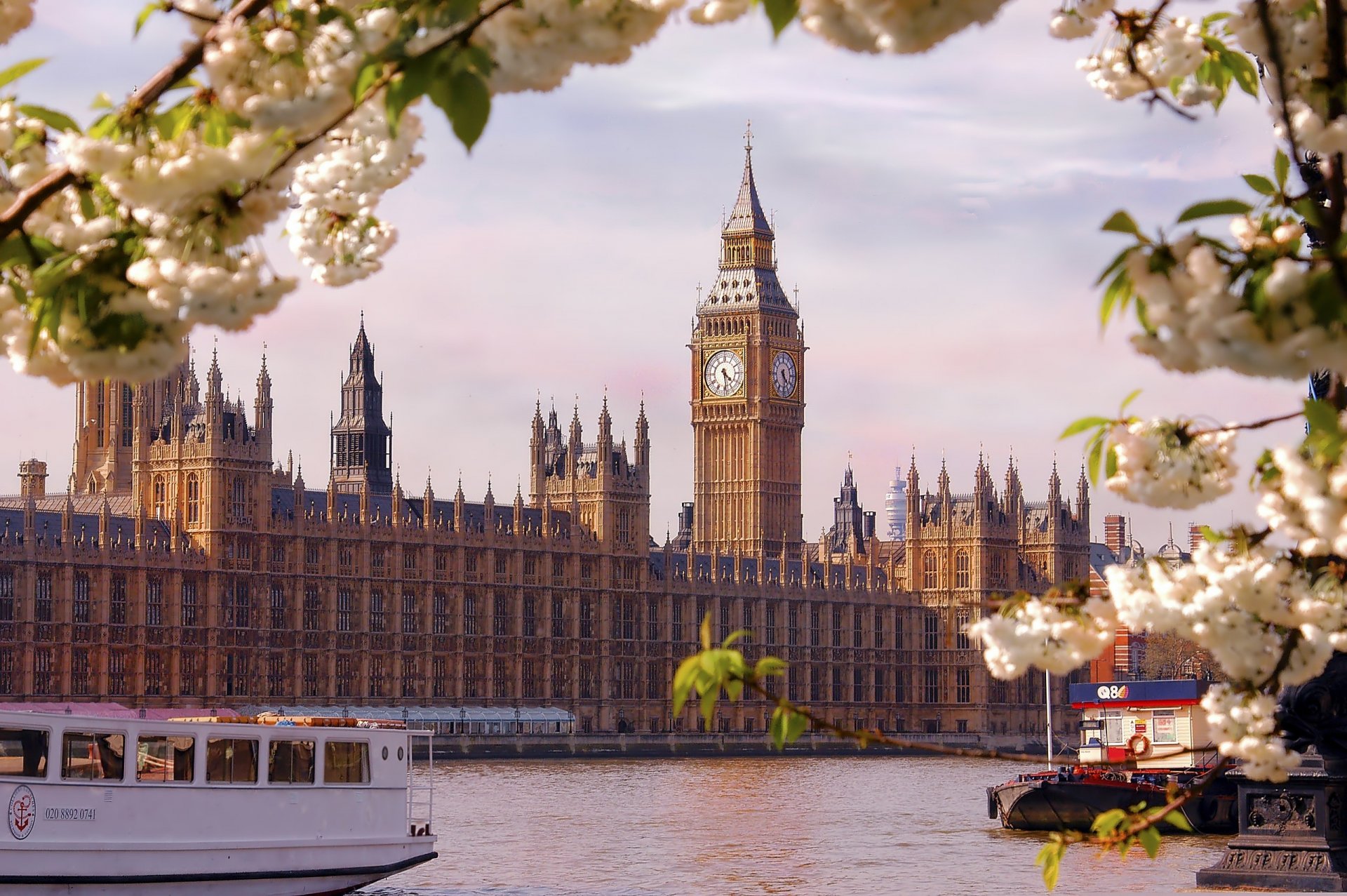 ville angleterre londres bâtiment du parlement rivière