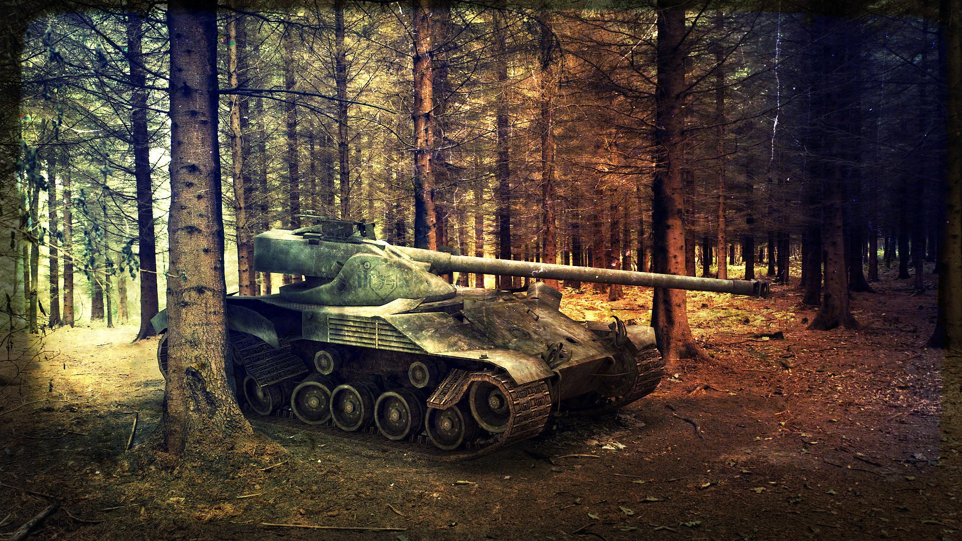 world of tanks wot réservoirs réservoir forêt