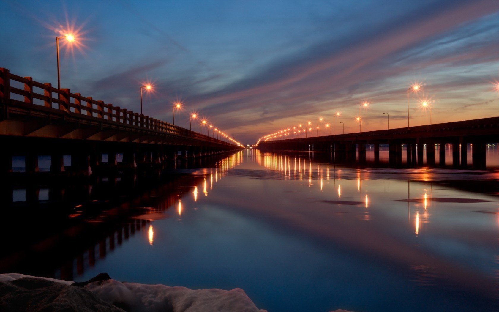 bridge river the city