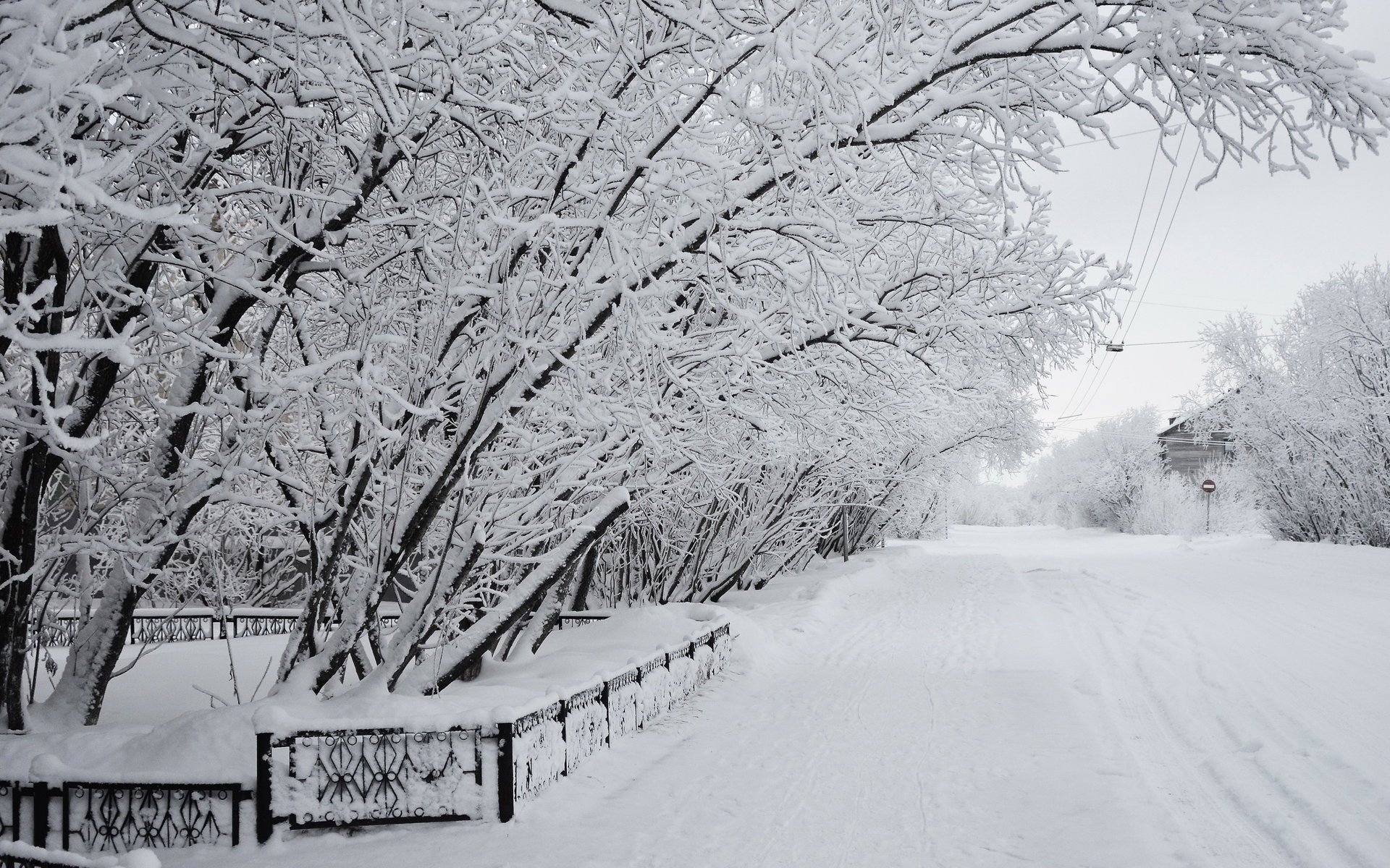 nieve invierno ciudad