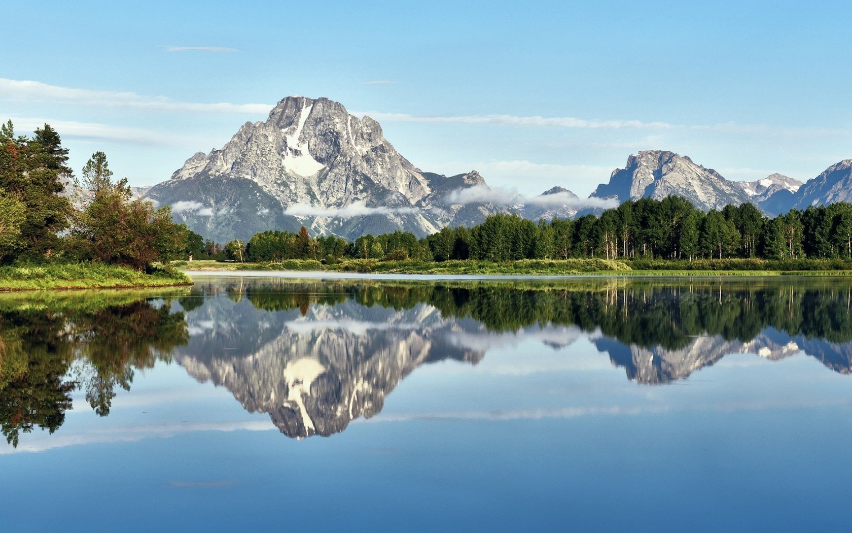 grand teton national park озеро горы отражение