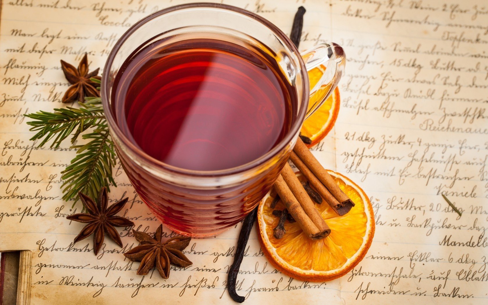 mulled wine cup drink tea