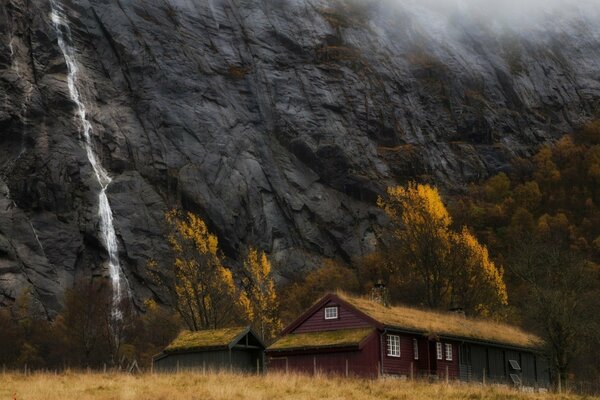 Beautiful mountains and nature in Norway