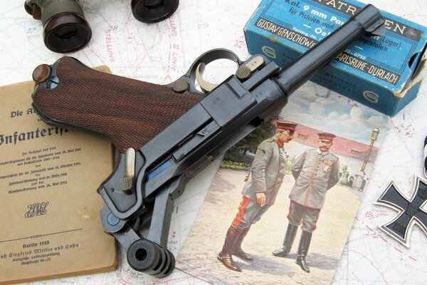 Georg Luger s pistol Parabellum 