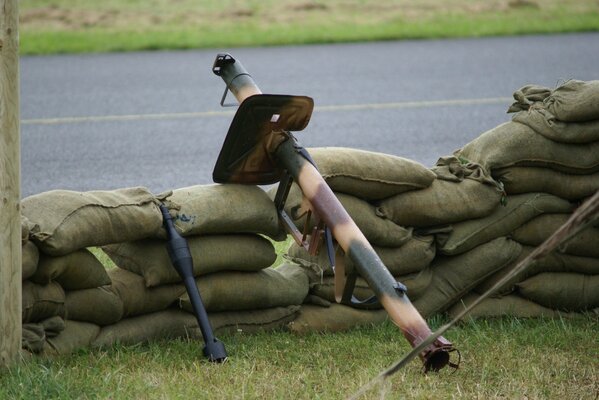 Grenade launcher - portable firearm