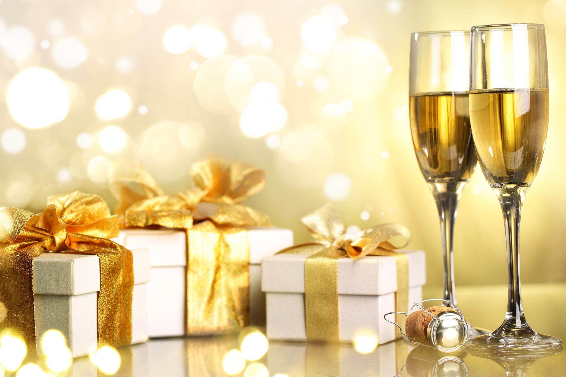 nastro bellezza natale vacanza felice anno nuovo champagne buon natale scatole nuovo anno