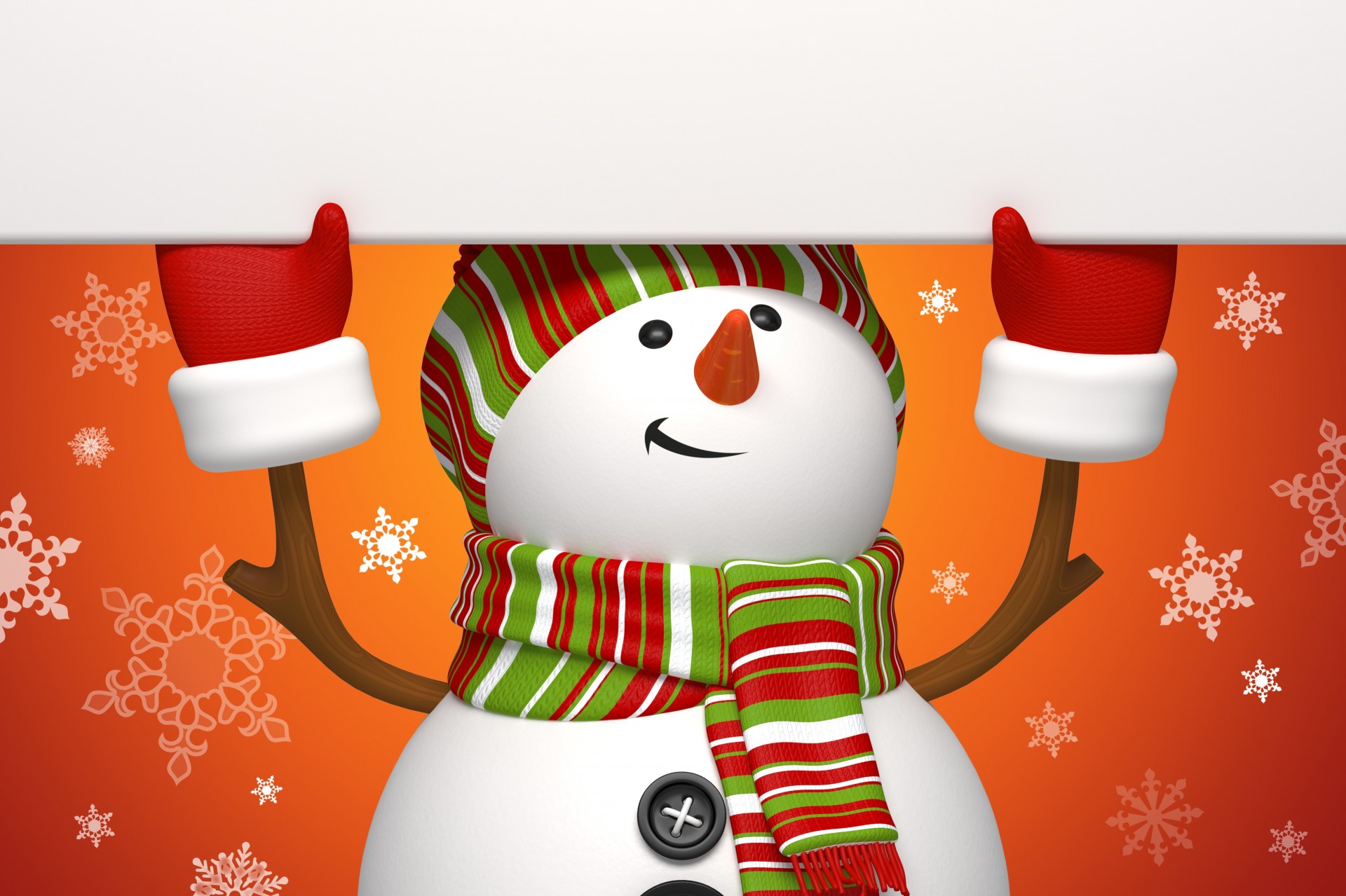 nowflakes christmas orange holiday snowman winter graphics new year