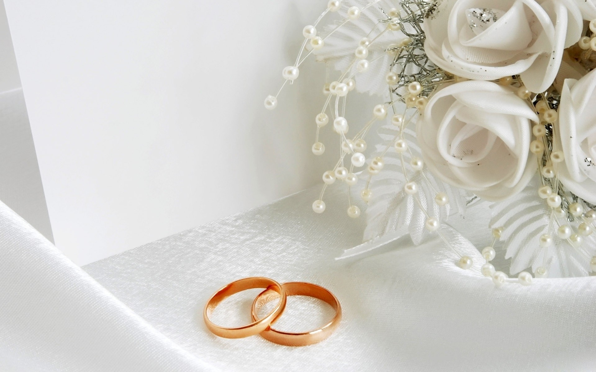 rings holiday wedding flower white