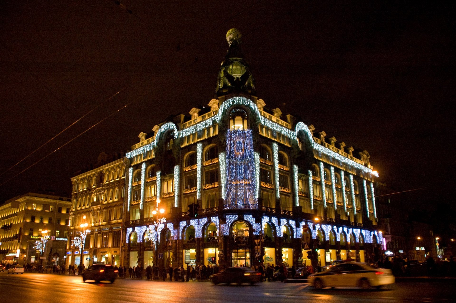 maison singer saint-pétersbourg nuit