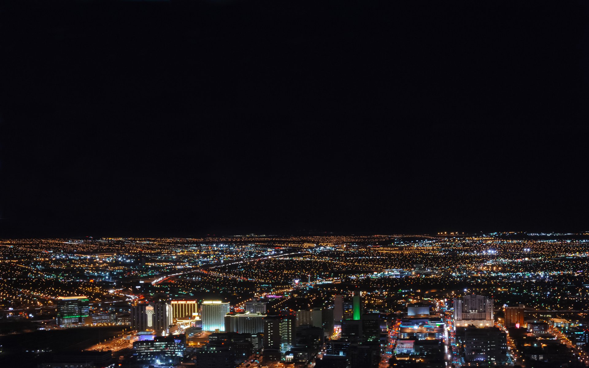 las vegas nevada stati uniti notte luci luci