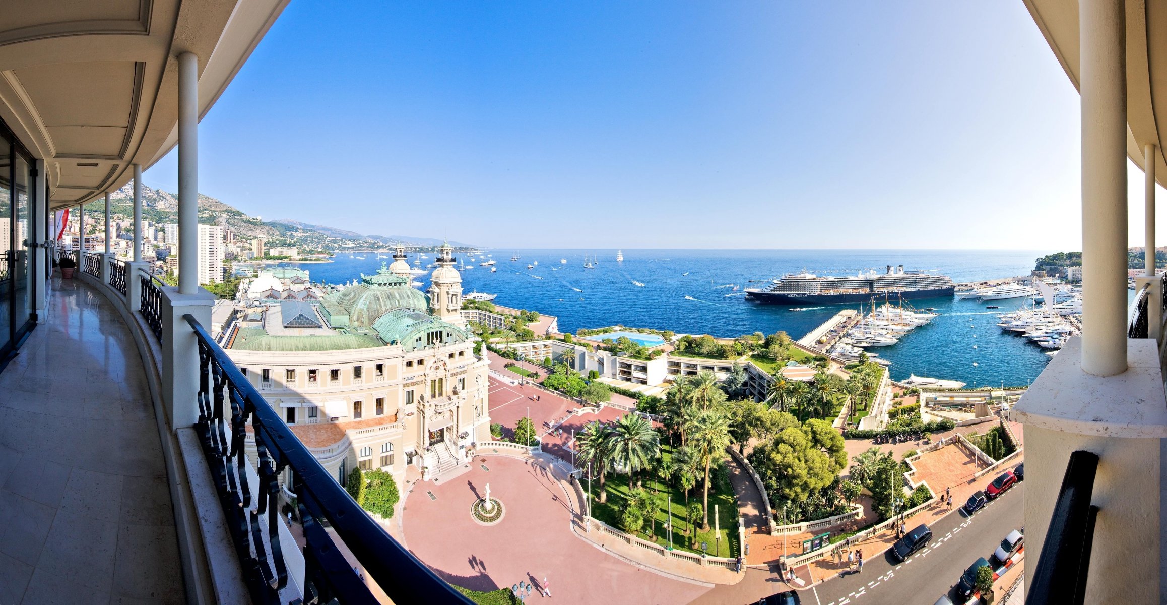 monaco balcon océan ville