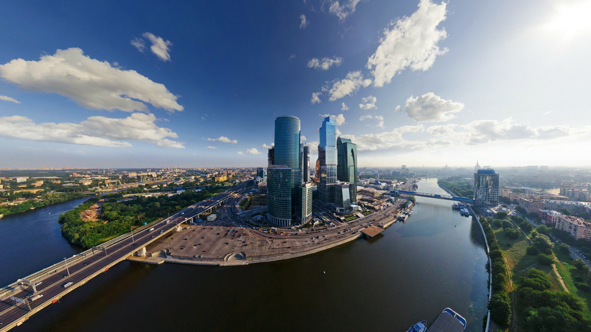 moskau stadt fluss