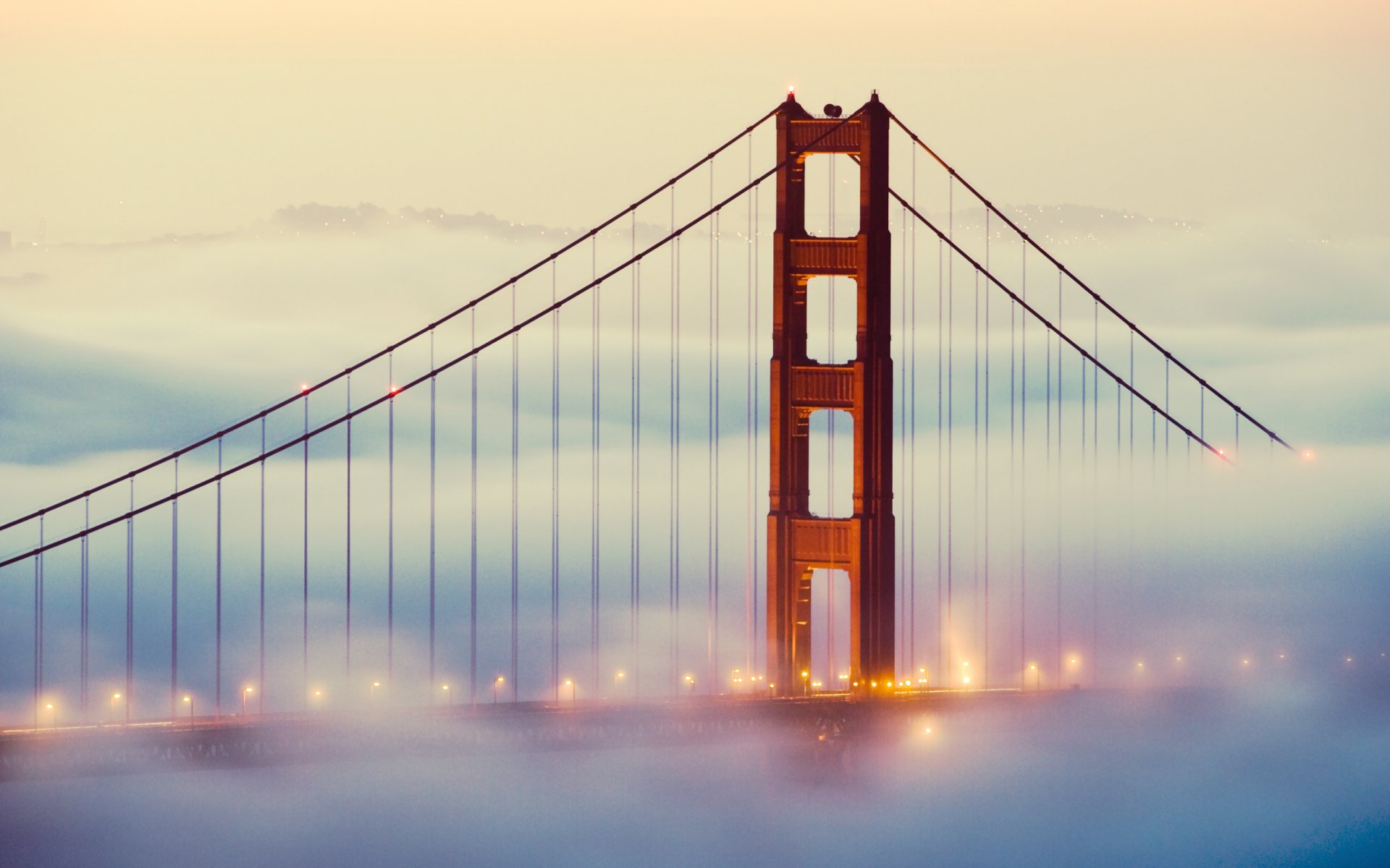 san francisco brouillard lumières