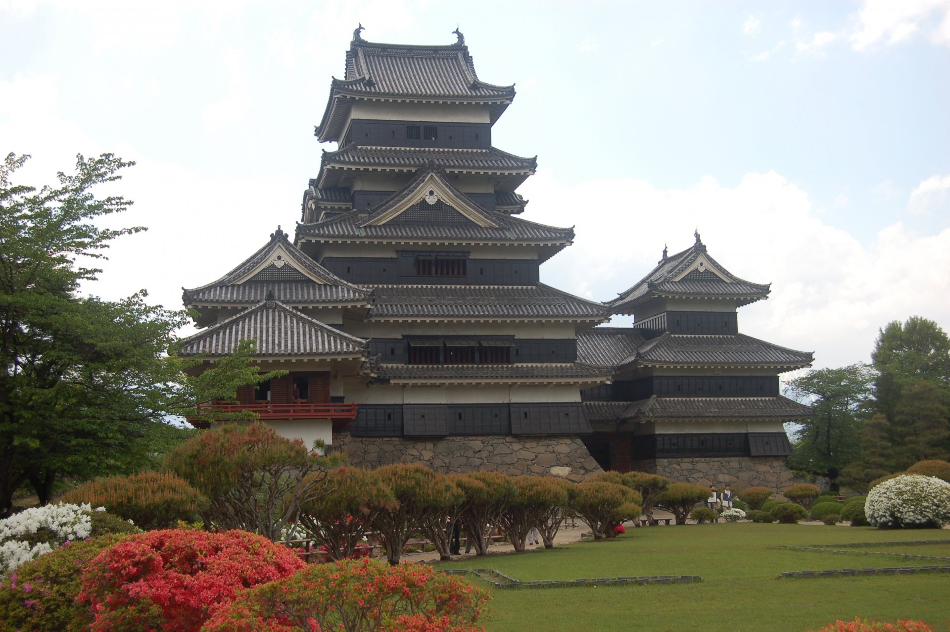 japan honshu matsumoto schloss palast