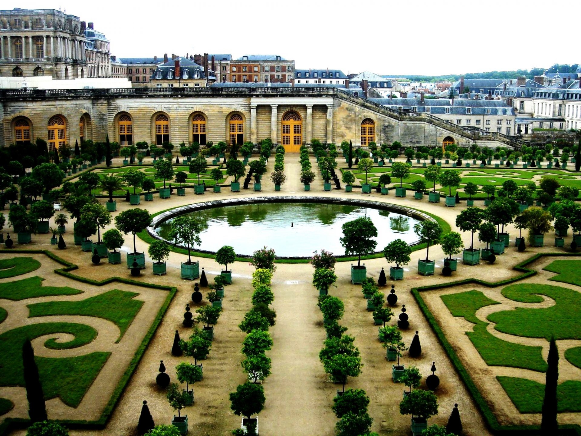 france versailles jardin bâtiments architecture