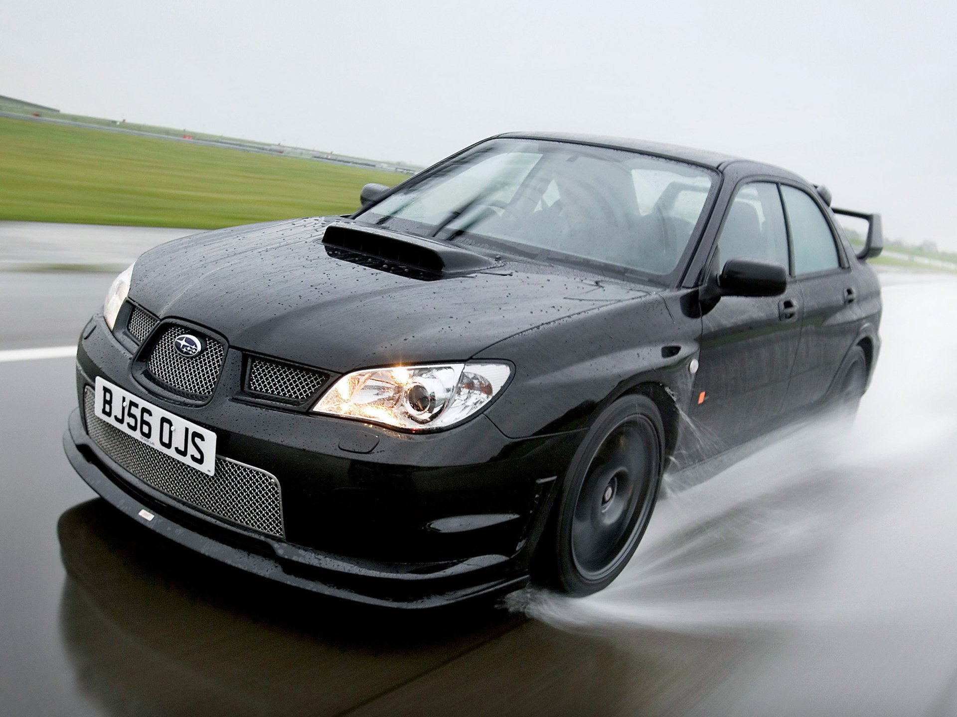 subaru lluvia velocidad potencia wrx