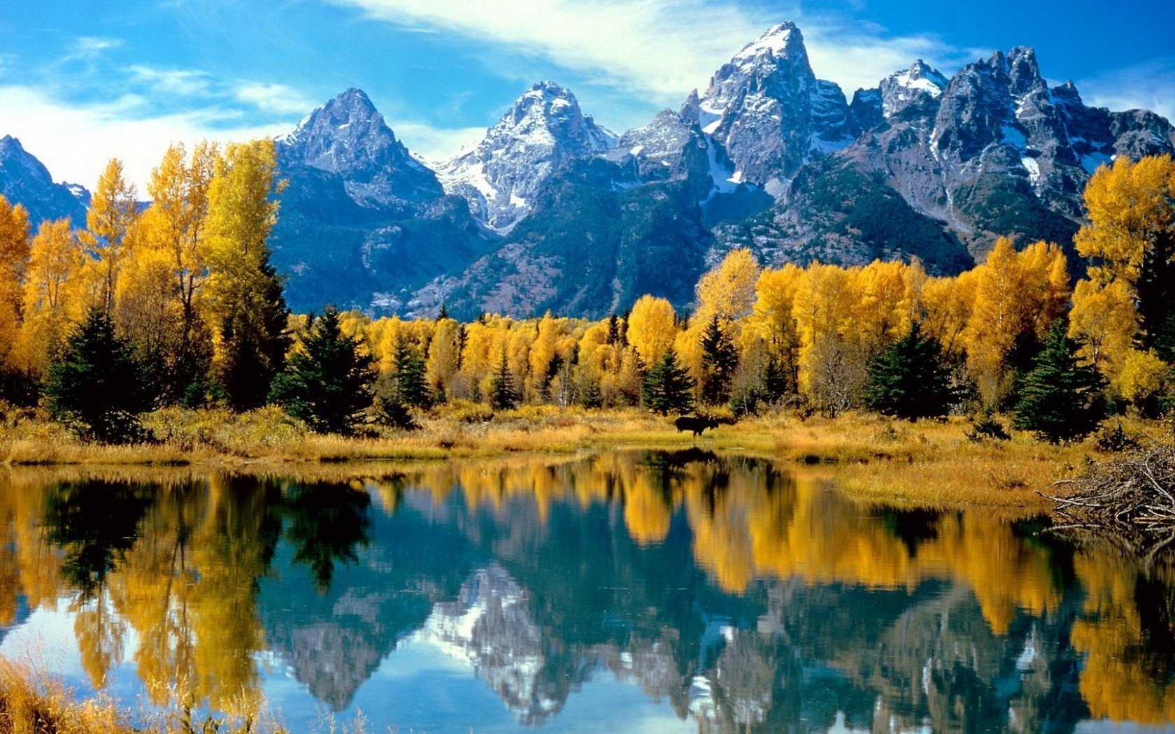 lac automne forêt montagnes