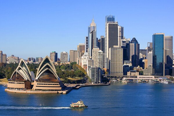 Landscape on the river during the day in Australia