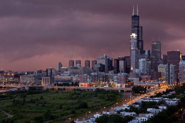 Nadciągająca Burza w Chicago