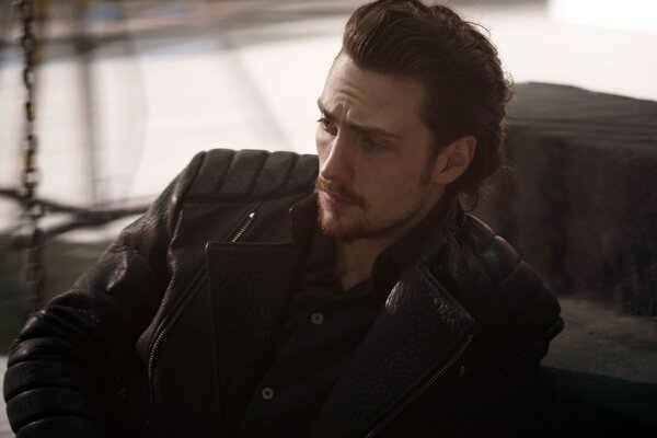 Fotoshooting von Schauspieler Aaron Taylor-Johnson