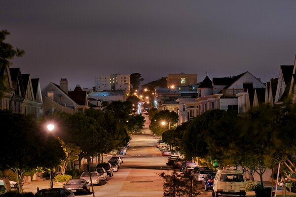 Lumières de la nuit de San Francisco