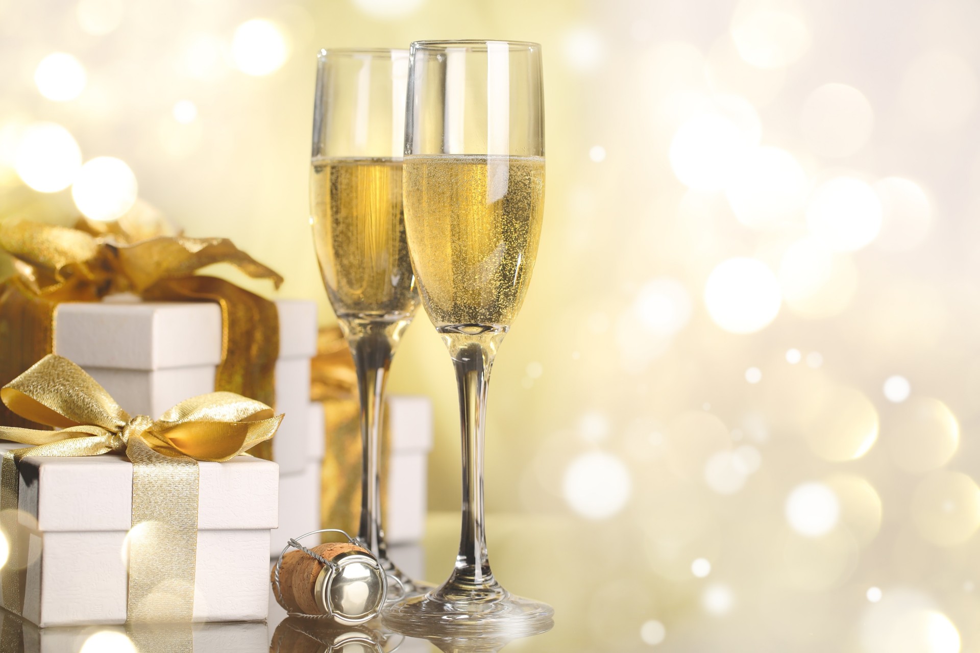 gläser neujahr bokeh urlaub champagner schönheit marmelade kisten