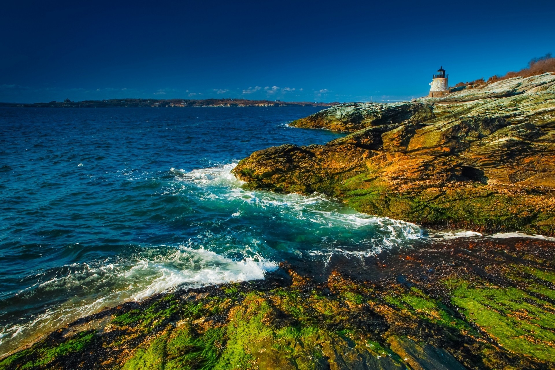 faro costa monte snowdon gales inglaterra newport bahía de bristol