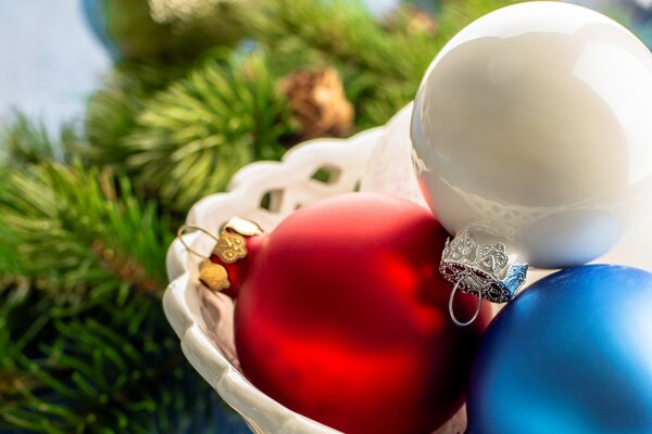 Colored balloons for the new year