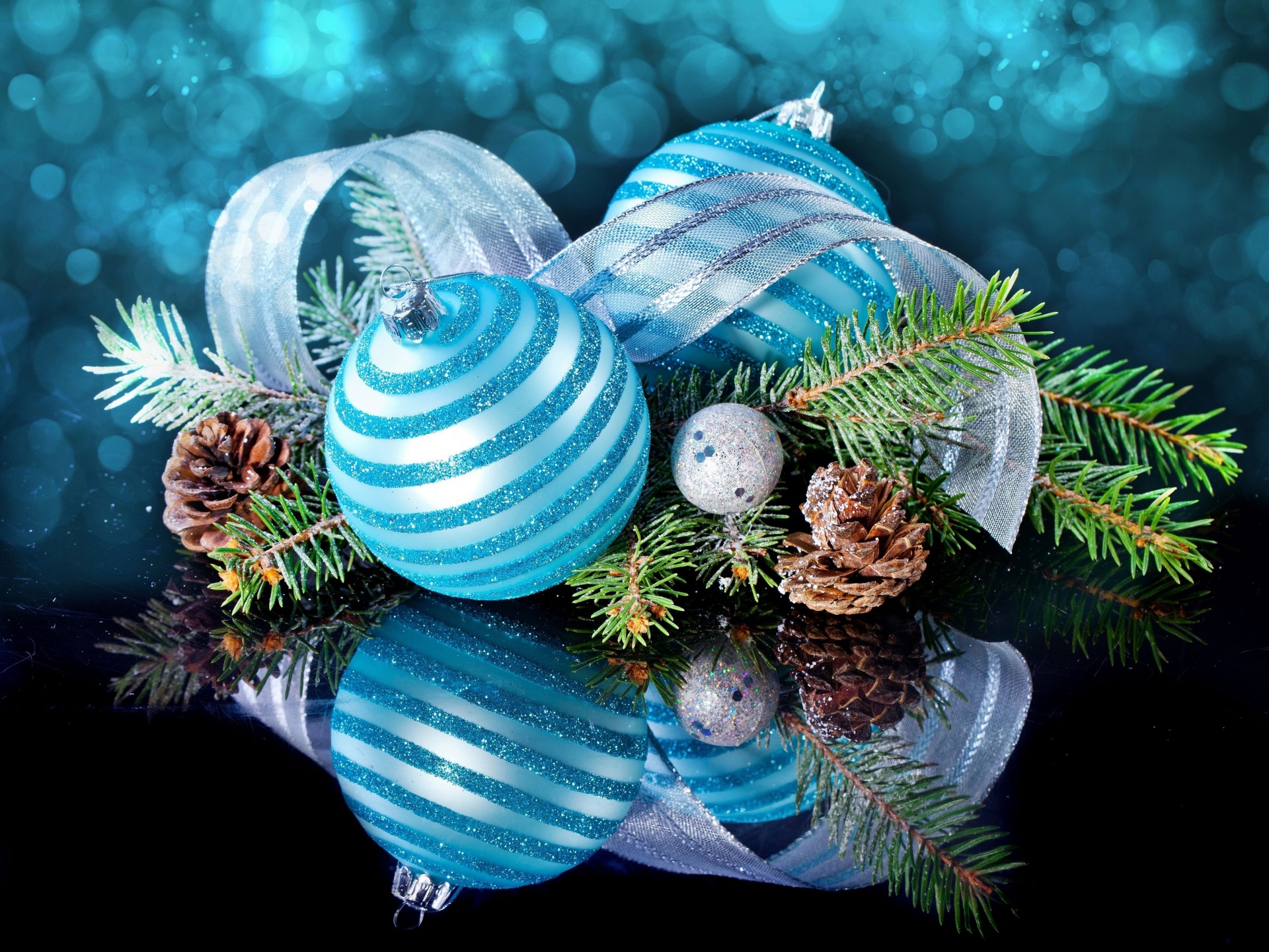 riflessione nastro coni palle ramo