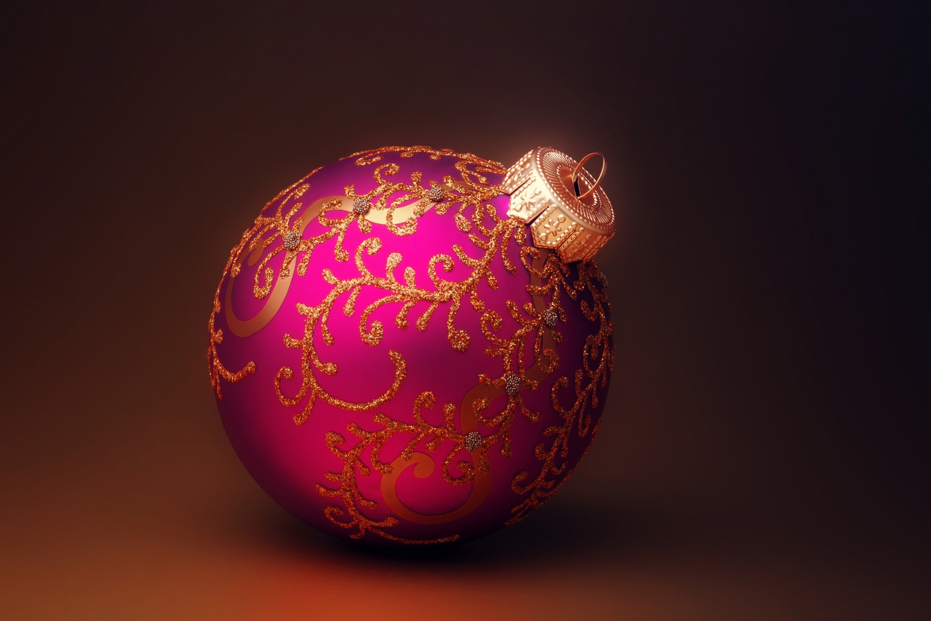 bola oro navidad año nuevo patrones lila juguetes árbol de navidad