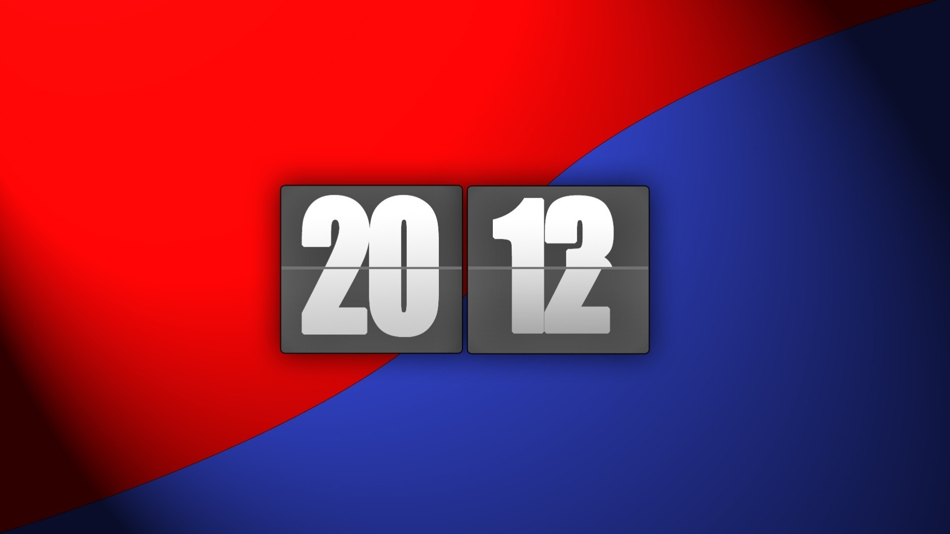 nowy rok 2013 pasek niebieski 2012 czerwony