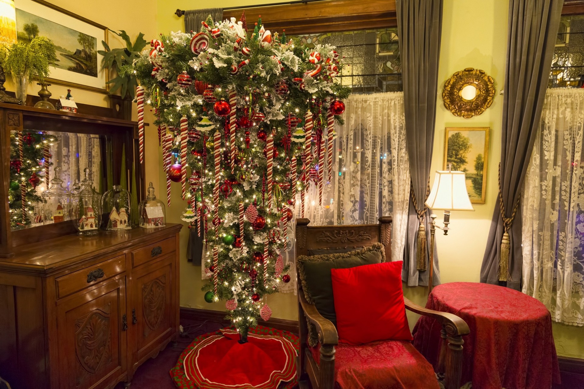 árbol de navidad habitación