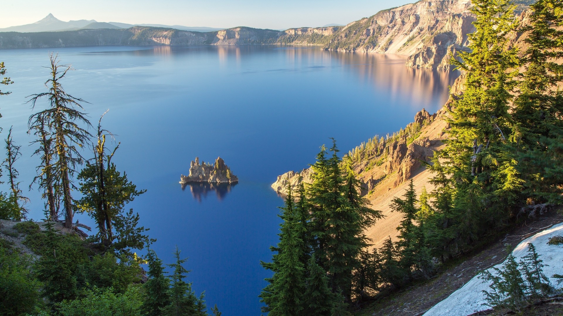 oregon paysages îles collines états-unis nature lacs roches calme pins calme forêt oregon