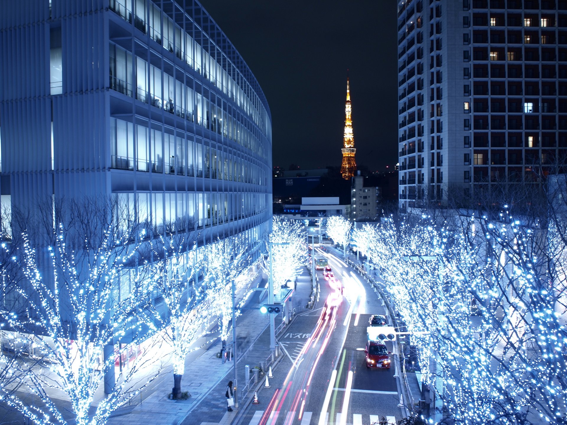 tokio stadt nachtstadt hauptstadt japans