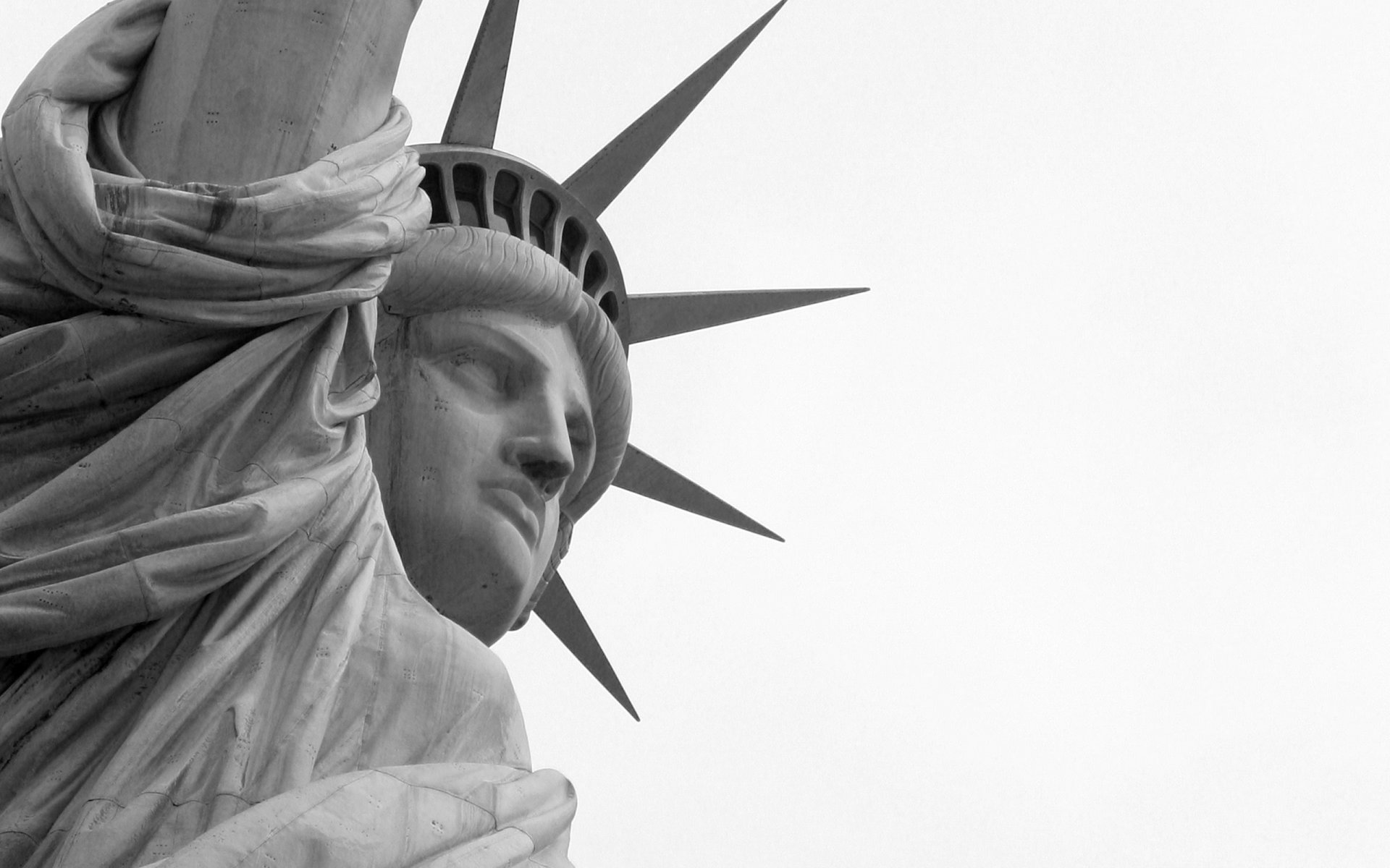 new york statua della libertà primo piano bw libertà simbolo stati uniti america stati