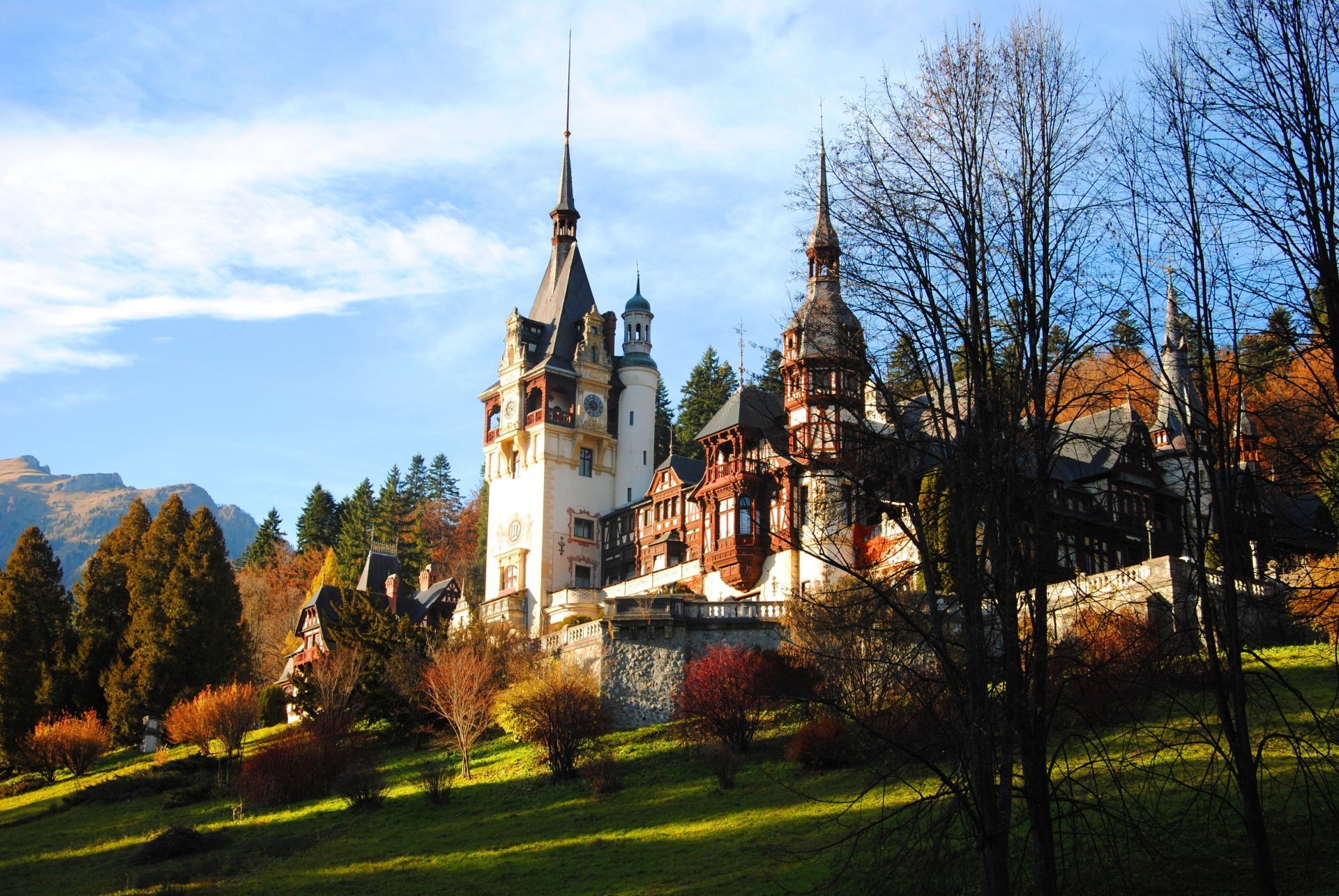 romania castello autunno