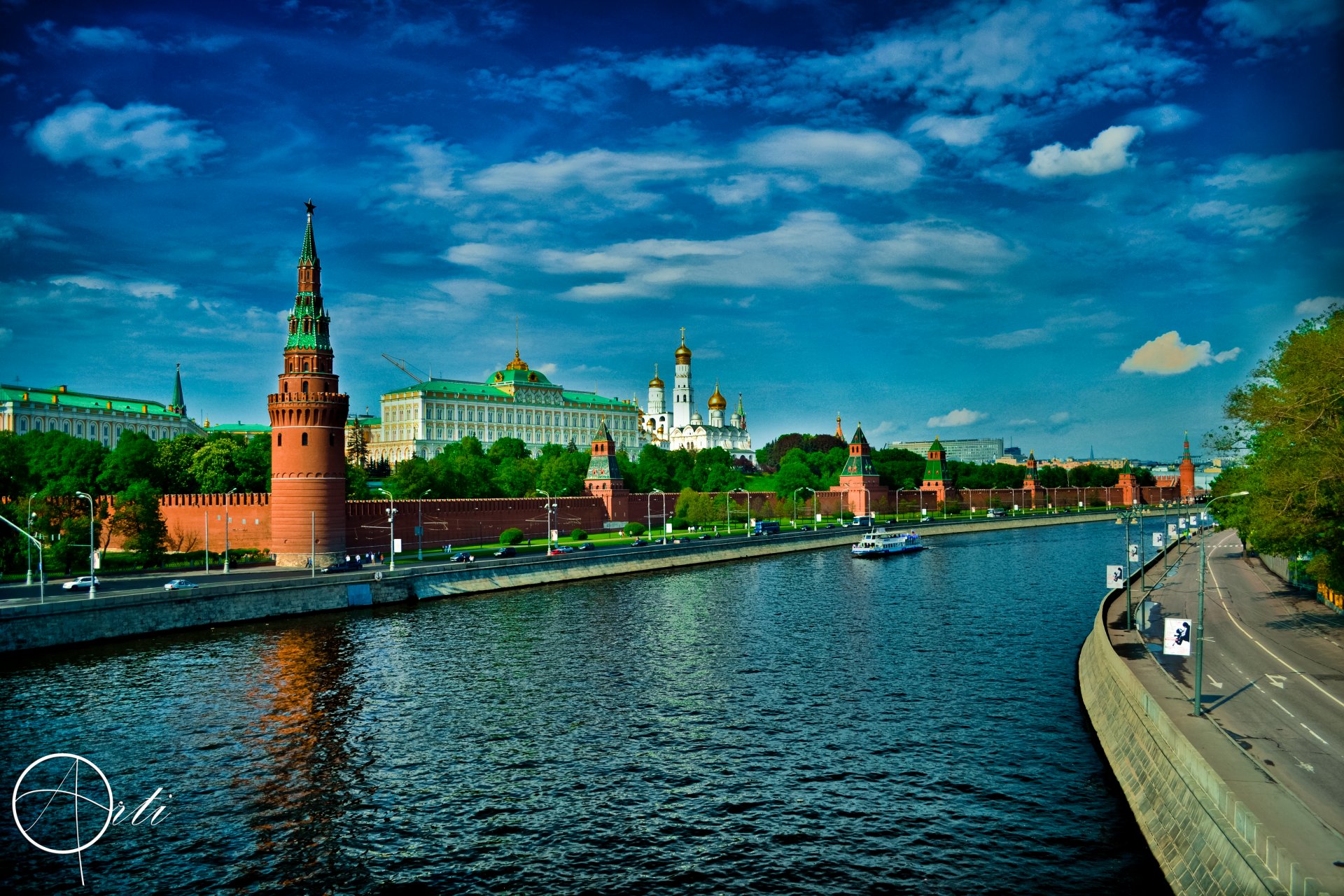 moscou kremlin rivière