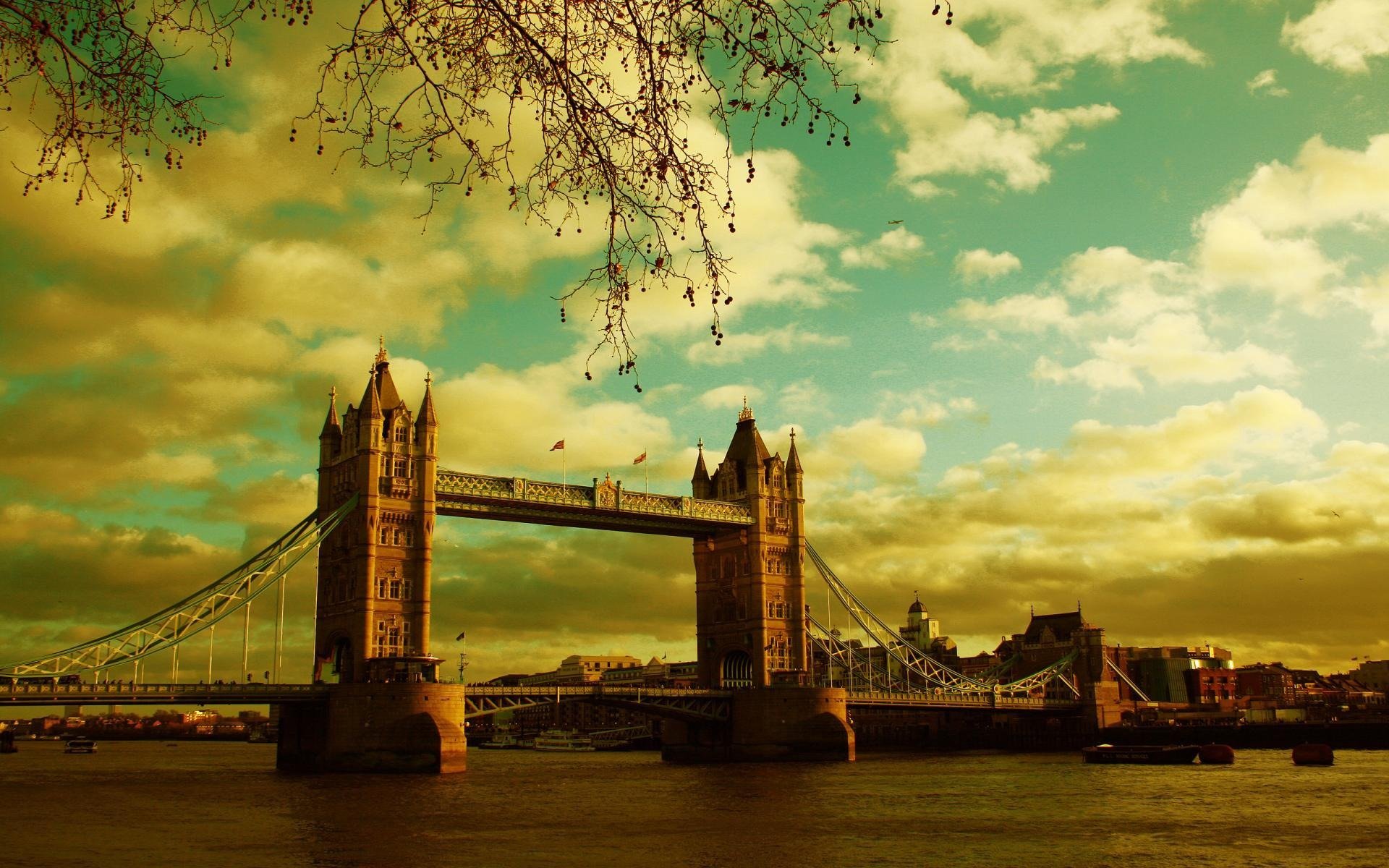 großbritannien london fluss themse tower bridge