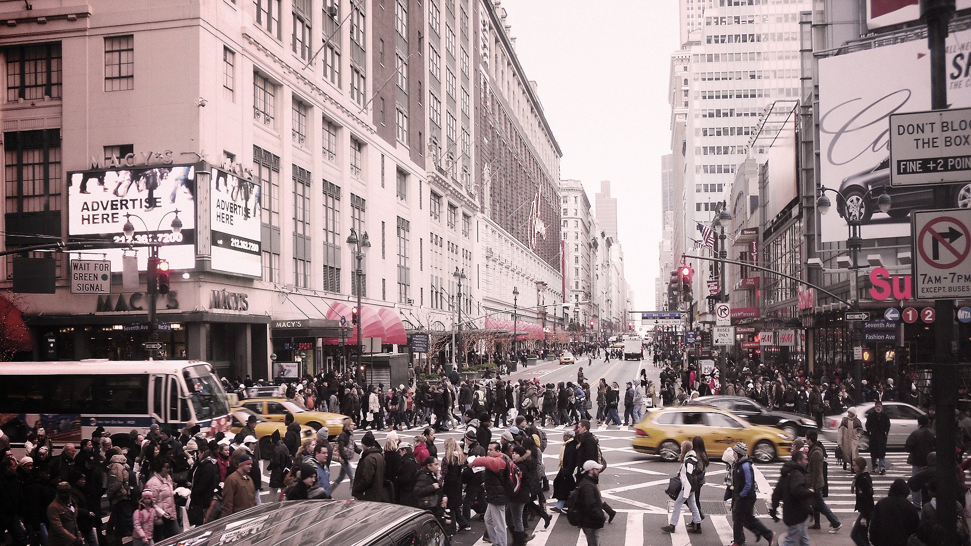 new york strada persone grattacieli città