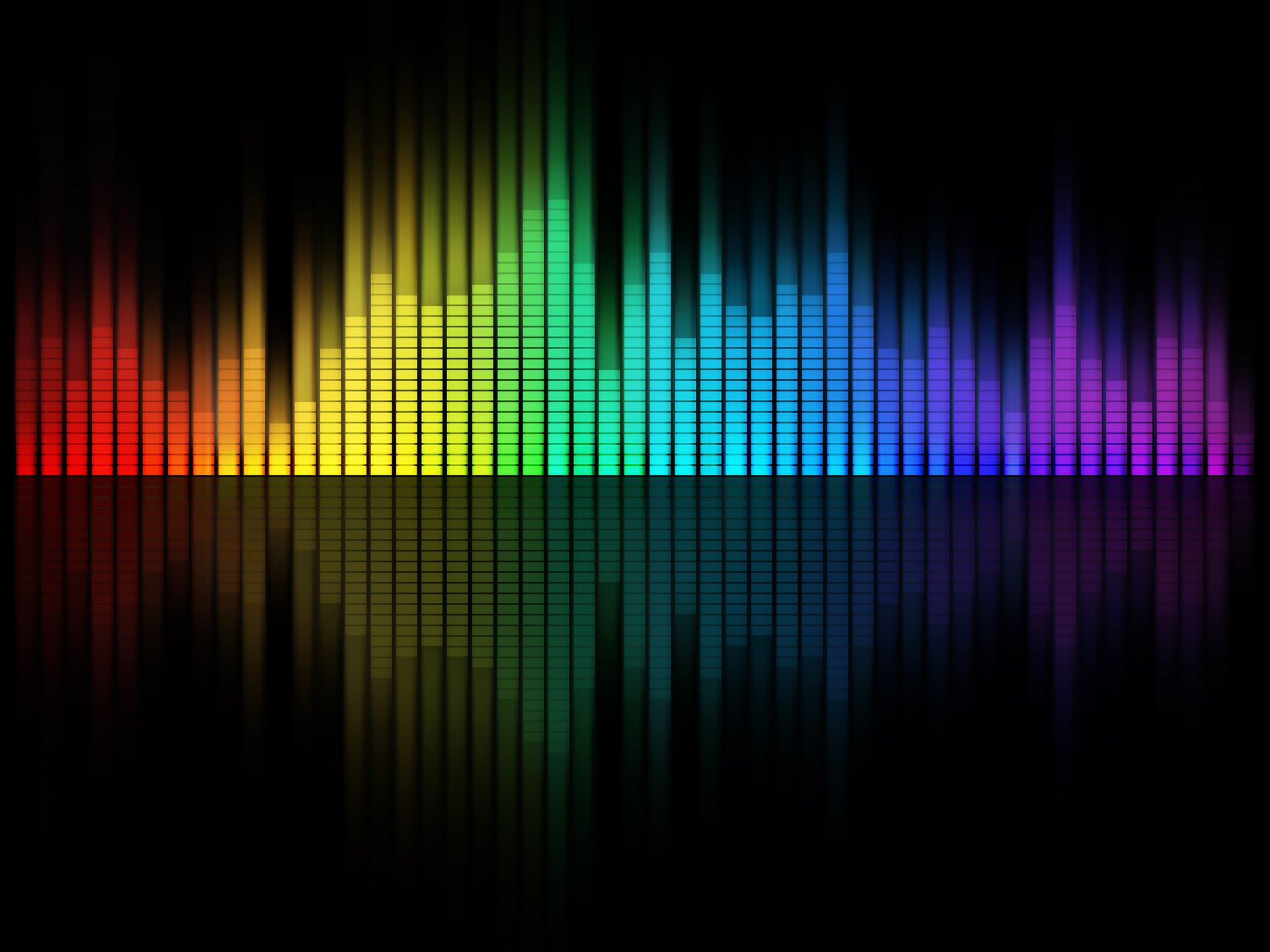 equalizer reflection music color