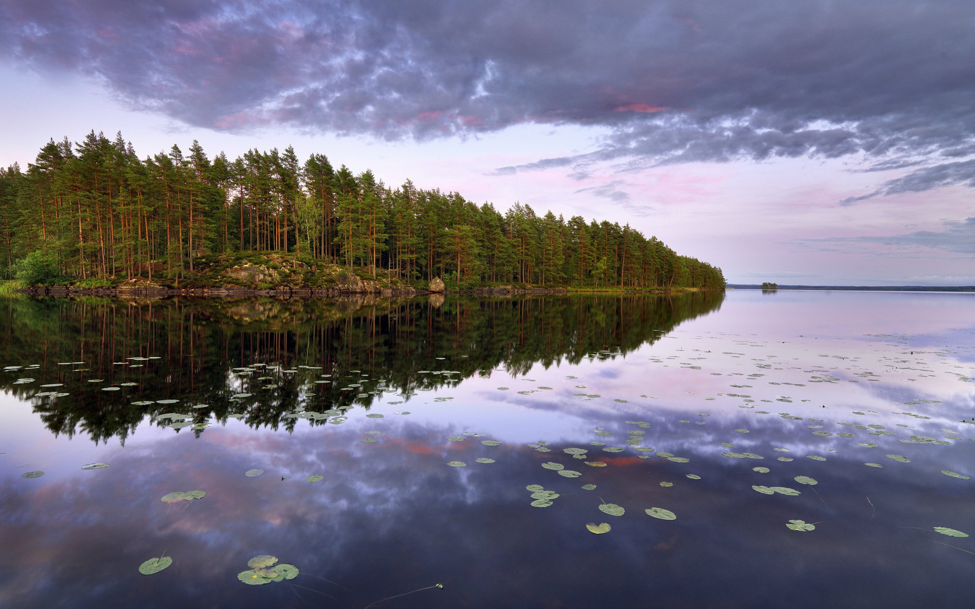 lake teen n rke szwecja szwecja jezioro wyspa