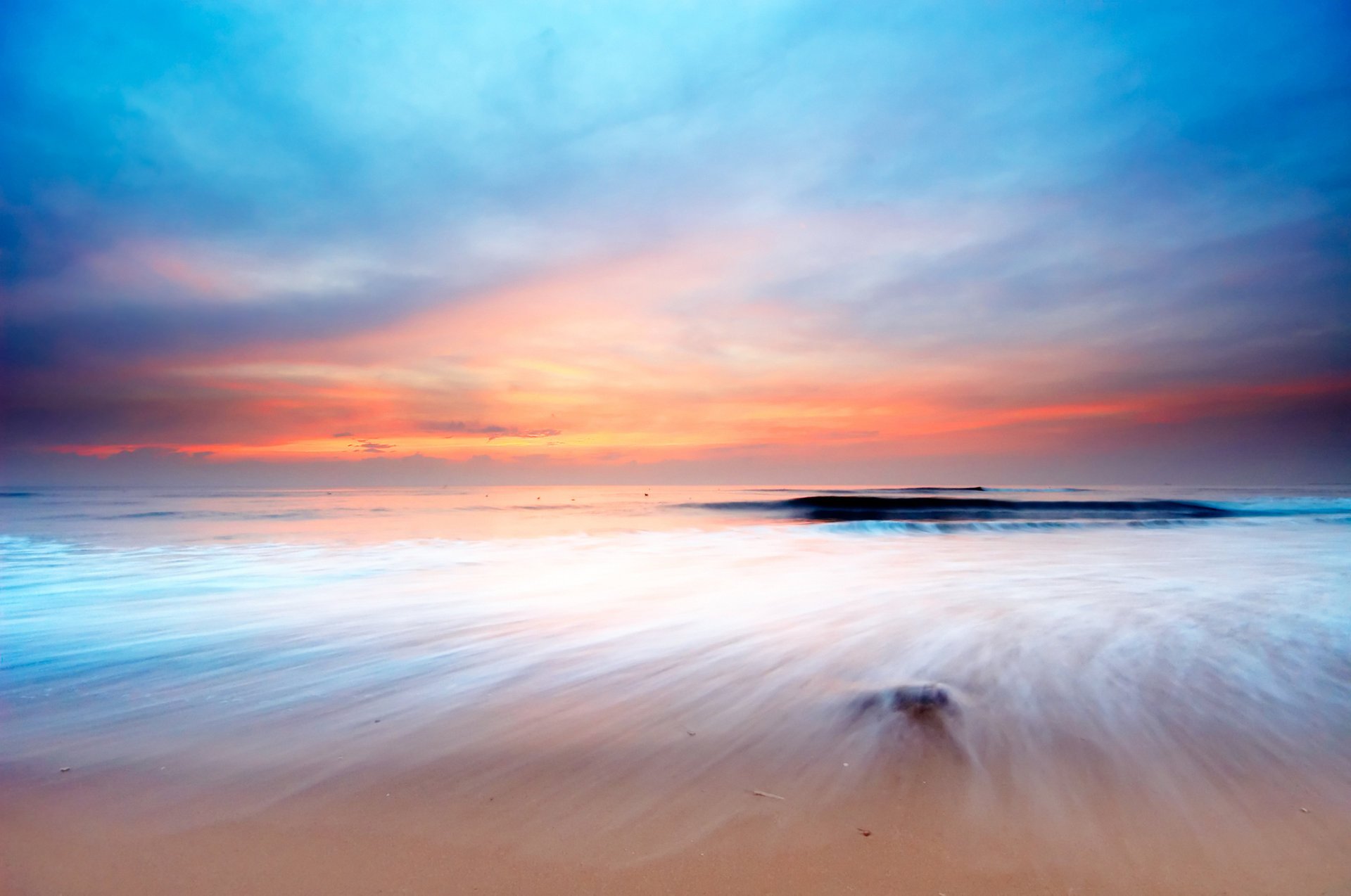 naturaleza paisaje mar puesta del sol amanecer