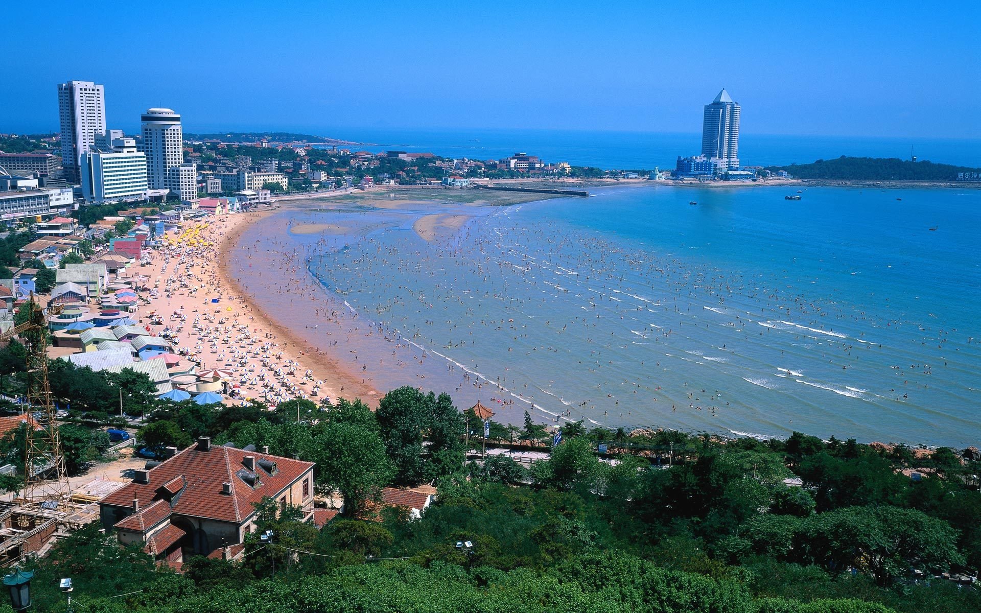 chine plage maison