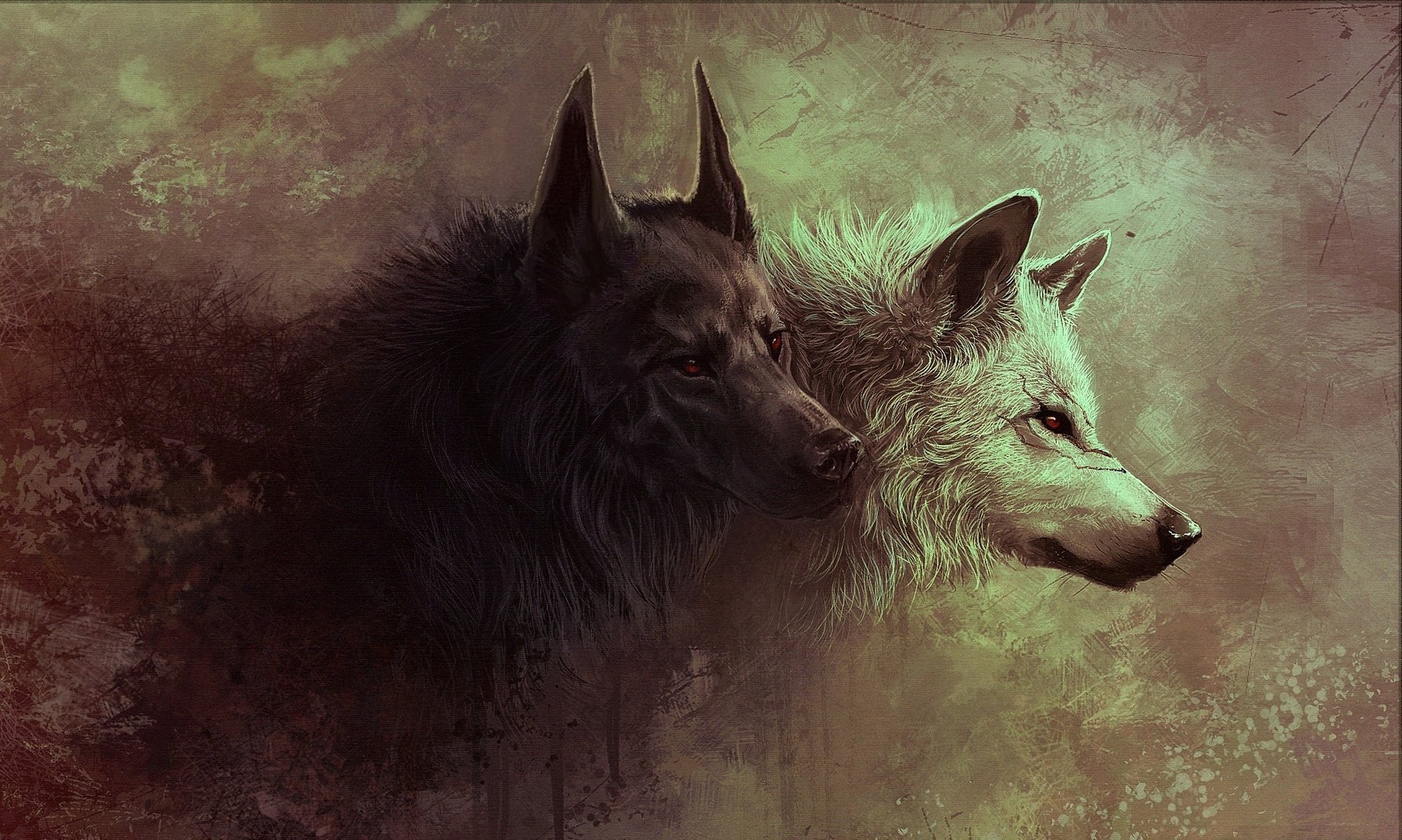 wolf animals wolf art