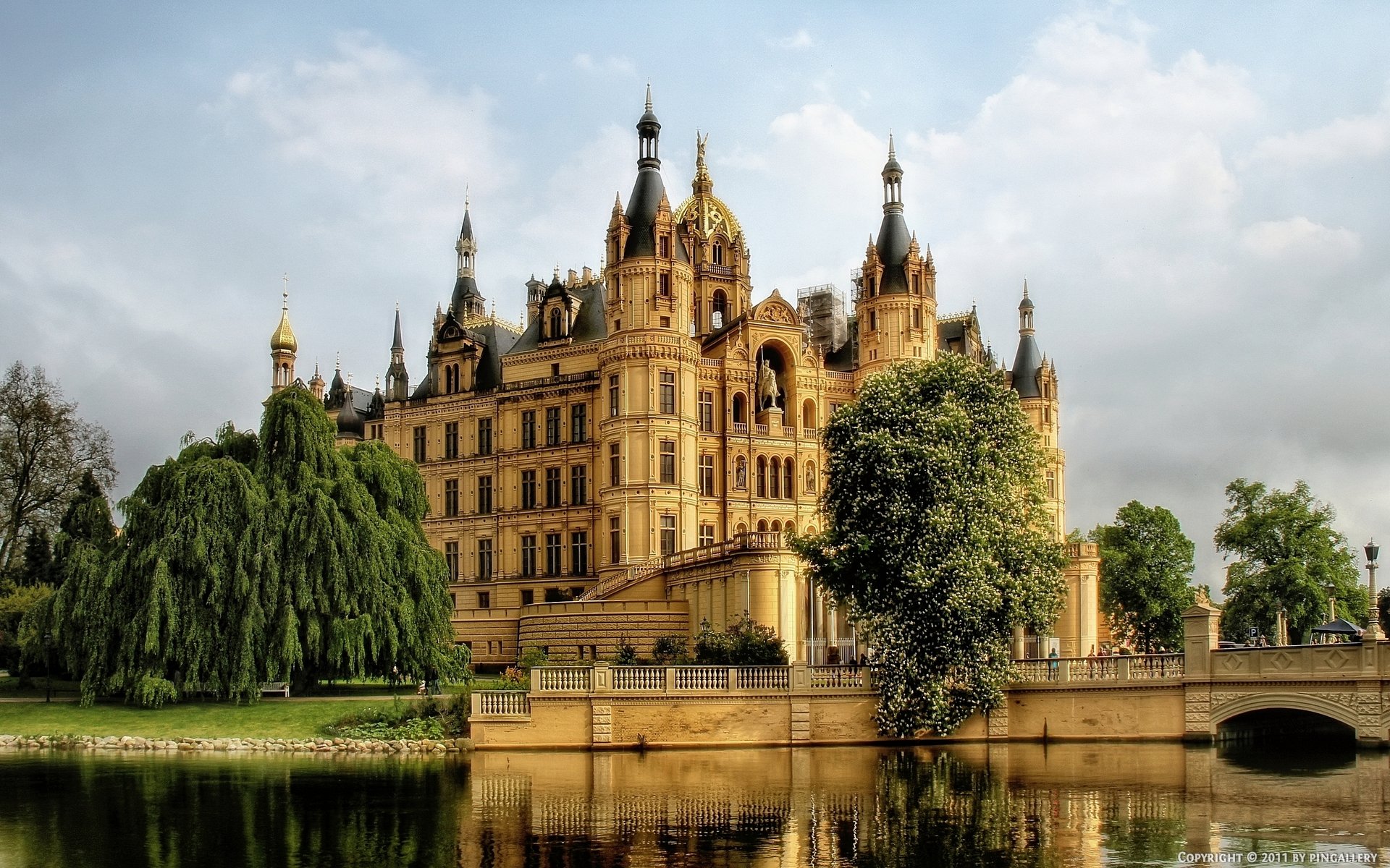 deutschland schwerin schloss wasser bäume